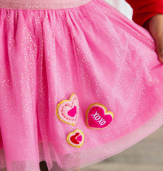 Heart Patch Valentine's Day Tutu