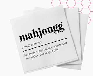 Mahjong Definition Cocktail Napkins