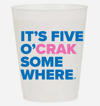 “It’S 5 O’Crak Somewhere” Mahjong Frost Flex Cups