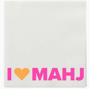 "I Heart Mahj" Cocktail Napkins
