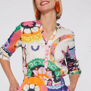 Francian Floral Blouse