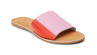 Beach by Matisse Leather Slip-On Sandal- Bonfire