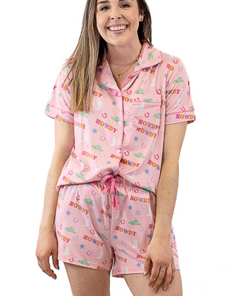 Howdy Partner Sleep Shorts