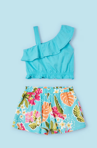 Girls Jungle Rock Short Set