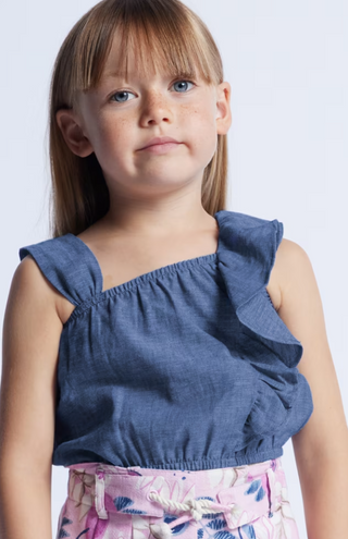 Girls Ruffle Tank Top