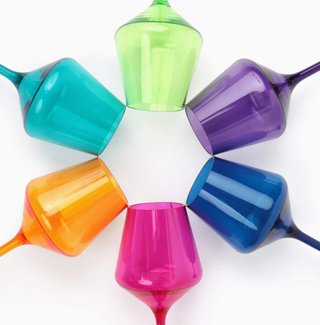 Acrylic Stemmed Wine Glasses set