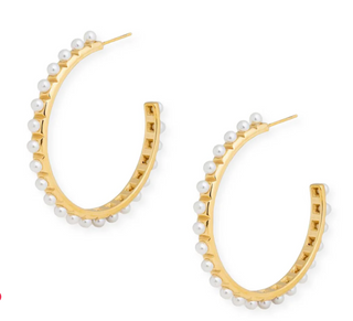Ellie Pearl Hoops