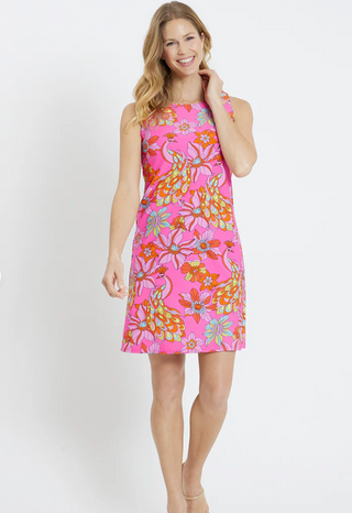 Twirling Peacock Spring Pink Ella Dress