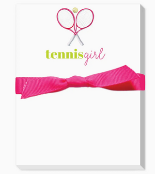 Tennis Girl Mini Notepad