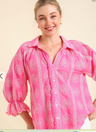 The Kandy Eyelet Blouse