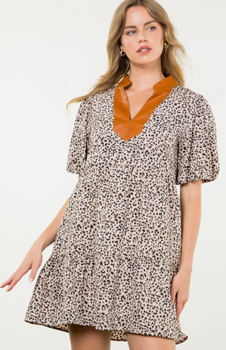 The Anika Leopard Dress
