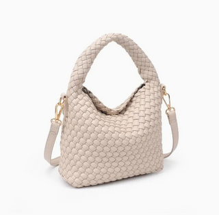 Jessamine Woven Vegan Leather Crossbody