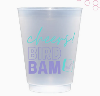 Cheers! Bird Bam Frost Flex 16 oz Cups