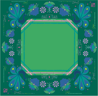 Birdie Green Mahjong Mat