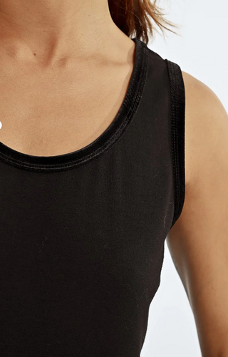 Velvet Trim Tank Top