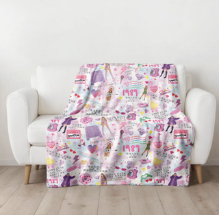Swiftie Taylor Swift Gift Fuzzy Blanket