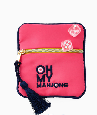 Pink Coin & Dice Bag