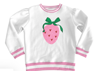 Glitter Strawberry Valentines Top