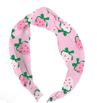 Strawberry heart headband
