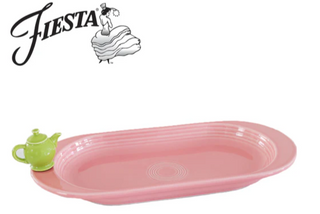 Fiesta bread tray and tea pot mini