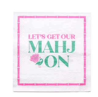 Lets Mahj Napkins