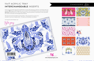 Chinoiserie Insert Set of 10