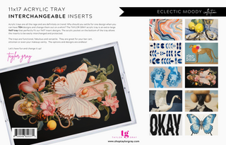 Eclectic Moody Insert Set of 10