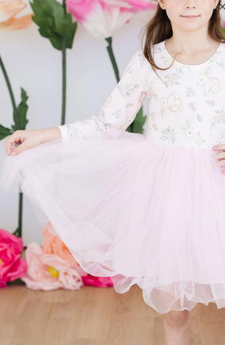 Bunny Bliss L/S Tutu Dress