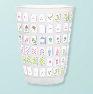 Mahjong Frosted Cups