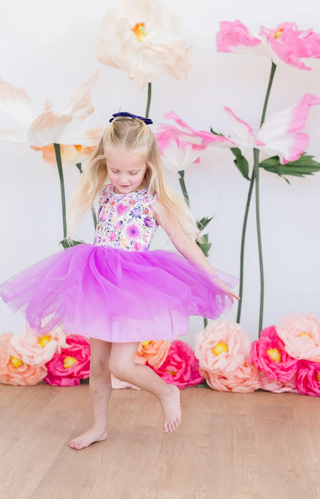 Purple Perfection Tank Tutu Dress