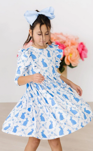 Hop 'til You Drop Ruffle Twirl Dress
