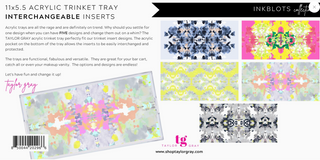 Inkblots Trinket Tray Insert Set of 5