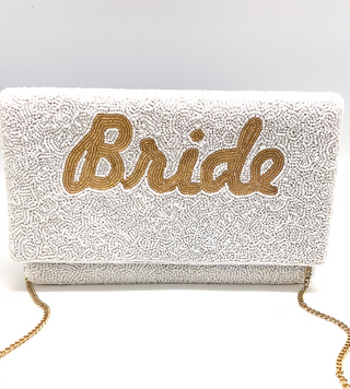Bride Beaded Clutch