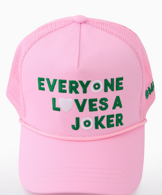 Pink Everyone Loves a Joker Hat