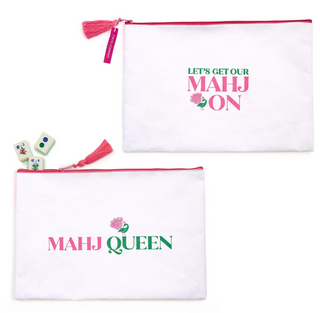 Mahjong Storage and Accessory Multipurpose Pouch