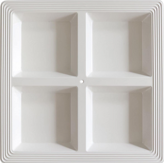 FOUR SQUARE SECTIONED SERVER