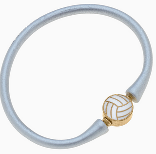 Enamel Volleyball Silicone Bali Bracelet
