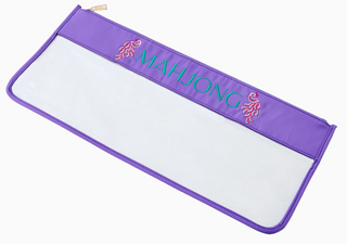 Purple Peacock Mahjong Bag