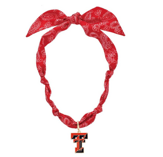 Collegiate Bandana Scarf Necklace