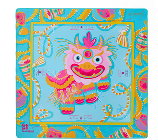 Glitterville Pink Dragon Mat