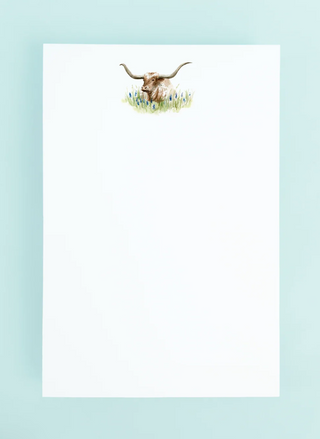 Longhorn in Bluebonnets