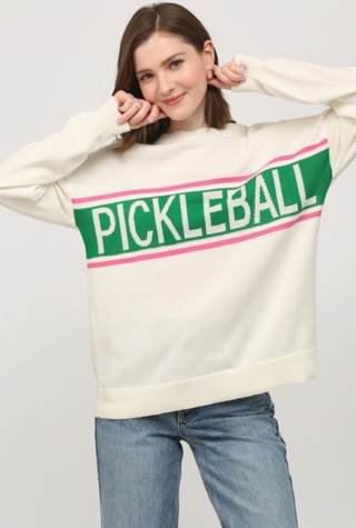 Pickleball Crew Neck Sweater