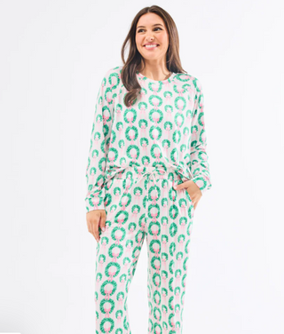 Women's Annie Pants Set | Rosy Wreaths