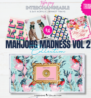 Acrylic Tray Insert-Mahj Madness