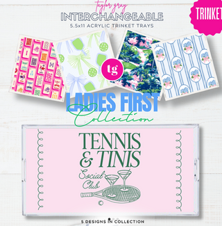 Acrylic Trinket Tray - Ladies First