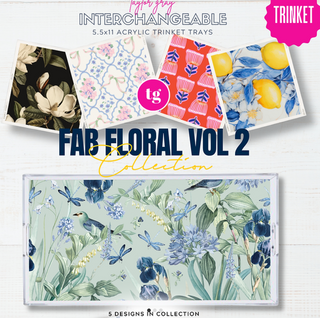Acrylic Tray insert- FAB Floral