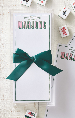 Acrylic Notepaper Tray - Things To Do Before Mahjong