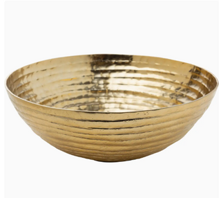 Gold Hammered Bowl