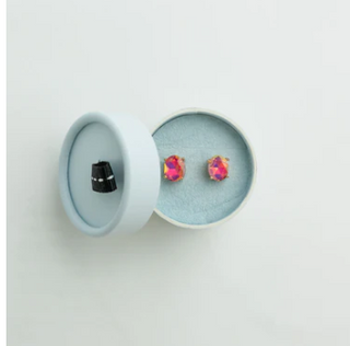 Crystal Earring Opal Rose