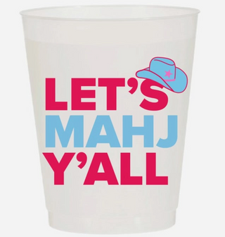 “LET’S MAHJ Y’ALL” MAHJONG FROST FLEX CUP